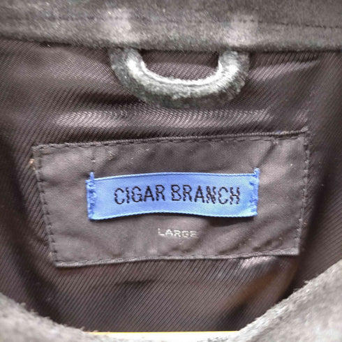 CIGAR BRANCH 牛革 カウレザー リアル スエード シャツ ジャケット メンズ import:L