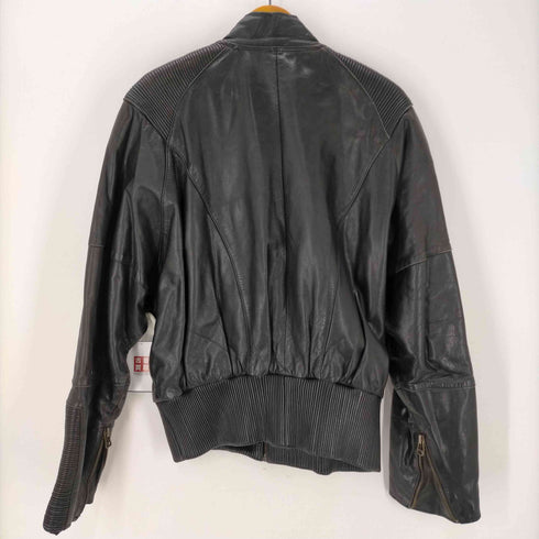 artecho mirage 裏地キルティング Genuine Leather 本革 リアルレザー バイカー ボンバー ジャケット メンズ import:L
