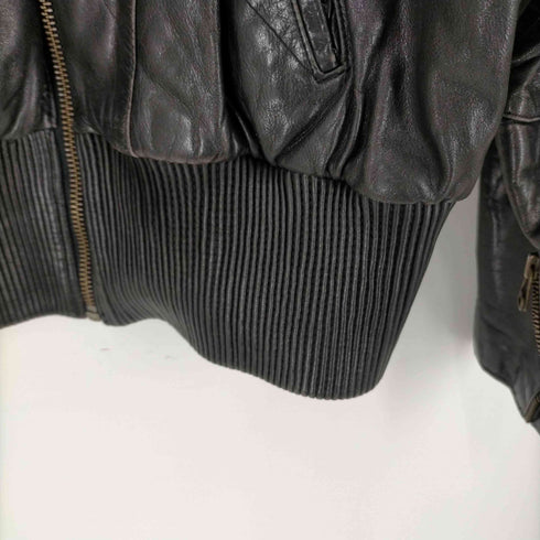 artecho mirage 裏地キルティング Genuine Leather 本革 リアルレザー バイカー ボンバー ジャケット メンズ import:L