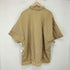 キングサイズ KINGSIZE 90s パキスタン製 コットン100 パキ綿 ヘンリーネック リブ オーバーサイズ ワークシャツ メンズ 3XL