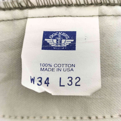 ドッカーズ DOCKERS 90s classic fit USA製 2タック チノパンツ メンズ W34 L32
