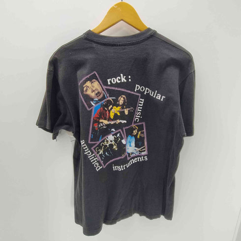 ヘインズ Hanes 90S ボディ USA製 UK ロックバンド 両面プリント S/S Tシャツ コピーライト1991 シングルステッチ メンズ import:L
