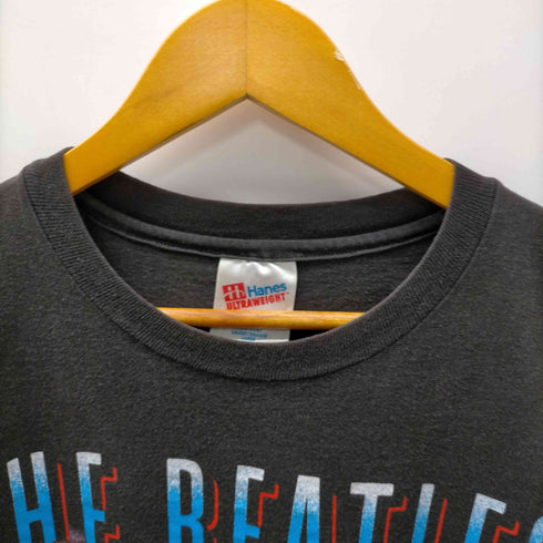 ヘインズ Hanes 90S ボディ USA製 UK ロックバンド 両面プリント S/S Tシャツ コピーライト1991 シングルステッチ メンズ import:L