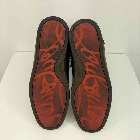 クリスチャンルブタン CHRISTIAN LOUBOUTIN スパイクスタッズ付き ショートブーツ メンズ