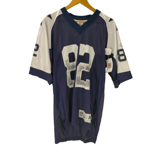 エヌエフエル NFL ナンバリング S/S Vネック メッシュ ゲーム シャツ メンズ import:M