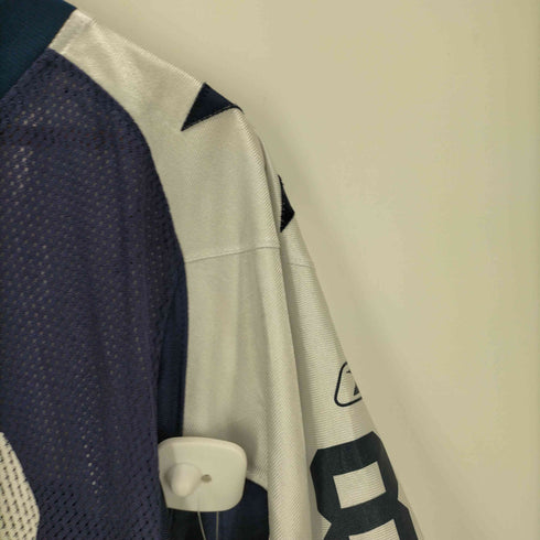 エヌエフエル NFL ナンバリング S/S Vネック メッシュ ゲーム シャツ メンズ import:M