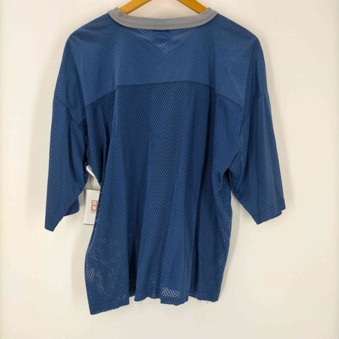 スターター STARTER 90S USA製 COWBOYS S/S Vネック メッシュ ゲームシャツ メンズ import:XL