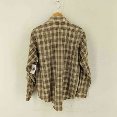 1166 COLLECTION 80-90s 襟芯 チェックシャツ メンズ import:L