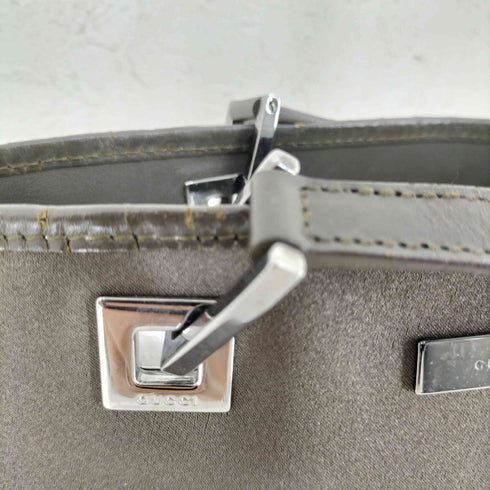 グッチ GUCCI サテン ハンドバッグ トートバッグ レディース