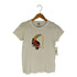 OUEJITA 90s オウム VENEZUELA プリント 裾シングルステッチ ポリコットン S/S クルーネックTシャツ レディース 34