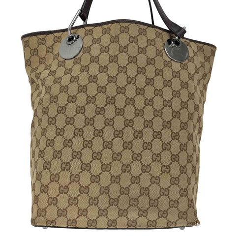 グッチ GUCCI GGキャンバス トートバッグ ハンドバッグ レディース