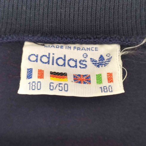 アディダス adidas フランス製 裏起毛 ラグランスウェット メンズ 180