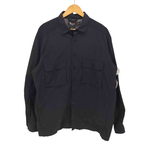 アールエルエックスラルフローレン RLX RALPH LAUREN 90S 初期 POLO SPORT ダブルネーム チンスト 裏地フリース ナイロン シャツ ジャケット メンズ import:L
