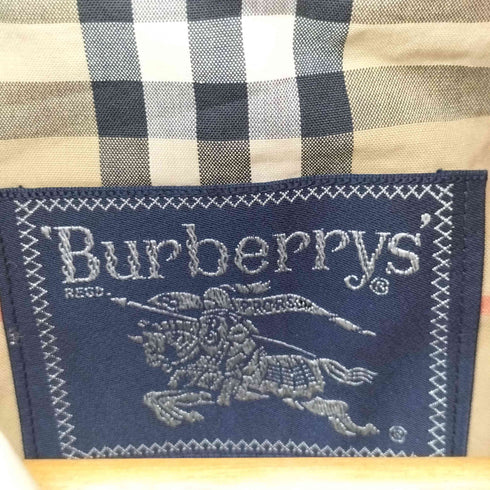 バーバリーズ BURBERRYS 裏地ノバチェック 比翼 ステンカラー ハーフ コート メンズ import:S
