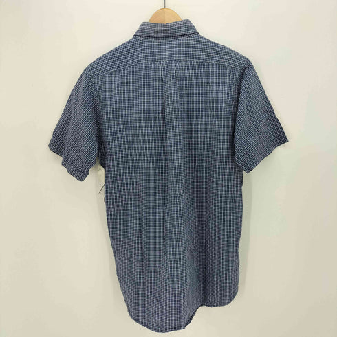 ラルフローレン RALPH LAUREN BLAKE ポニー 刺繍 チェック シアサッカー S/S ボタンダウン シャツ メンズ import:L