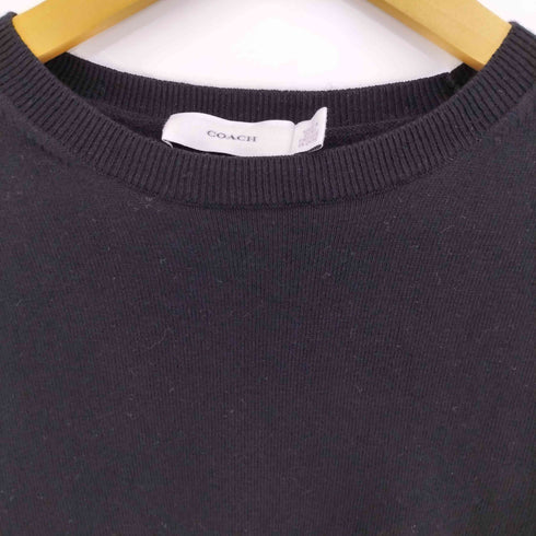 コーチ COACH ナイロン混 コットン レーヨン ニットプルオーバー メンズ import:S