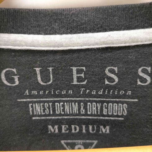 ゲス GUESS メタリック ロゴ Tシャツ レディース import:M