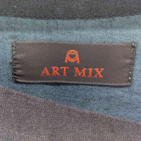 ART MIX リネン混 変形デザイン ジャンパースカート レディース M-L