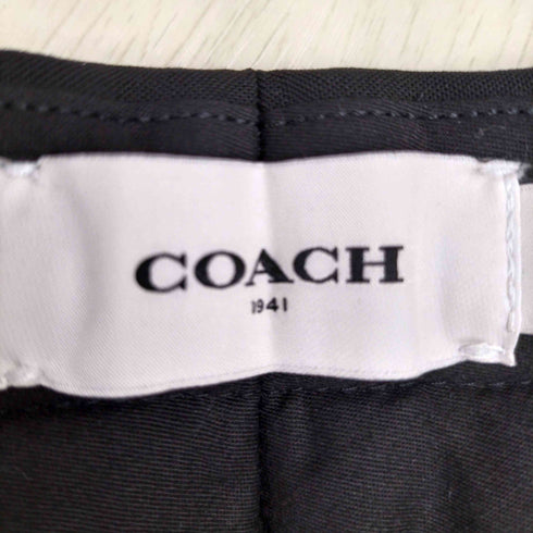 コーチ COACH ウレタン混 ウール センタープレス スラックス メンズ US:30-31