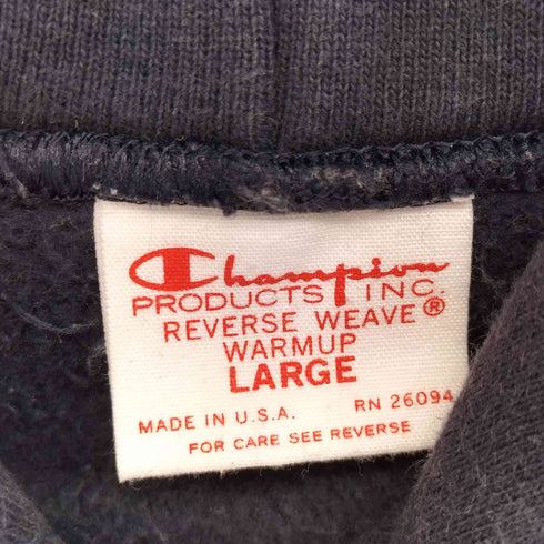 チャンピオン Champion USA製 赤単色タグ 復刻 REVERSE WEAVE リバースウィーブ プルオーバー パーカー メンズ import:L