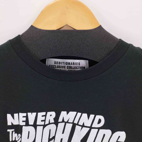 セディショナリーズバイトリプルシックス SEDITIONARIES by 666 NEVER MIND THE RICH KIDS Tシャツ メンズ import:S