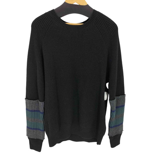 ディーゼル DIESEL ダメージ加工ボーダーニット メンズ import:M