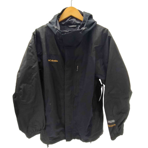 コロンビア Columbia TITANIUM チタニウム 裏地メッシュ ベンチレーション マウンテン パーカー ジャケット 裾 ドローコード メンズ import:M