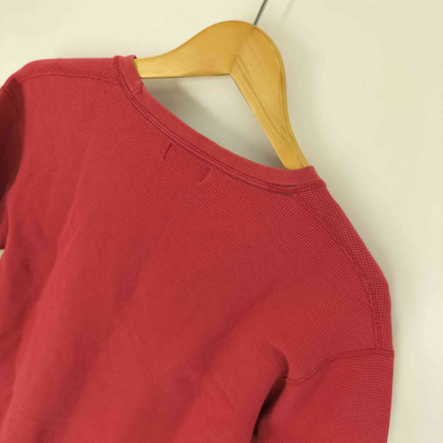 ポロラルフローレン POLO RALPH LAUREN ポニーロゴ刺繍 ワッフル生地 クルーネックTシャツ レディース import:M