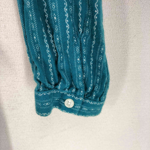 エルエルビーン L.L.Bean チロリアン柄 L/S ワンピース レディース import:M