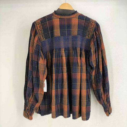マチュアリー maturely Folk Embroid 総柄 ブラウス レディース