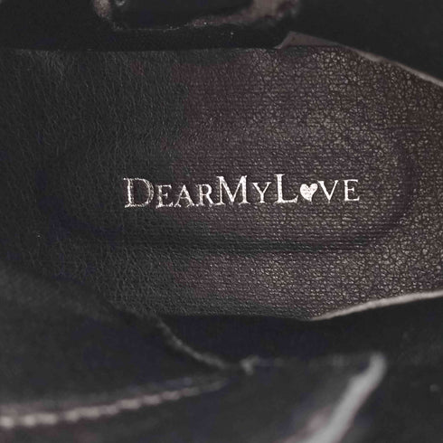 DEAR MY LOVE ベルテッド スタッズ加工 ショートブーツ レディース JPN:24.5