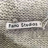 ファノストゥディオズ Fano Studios ダブルジップ アーガイルウールニットカーディガン レディース FREE