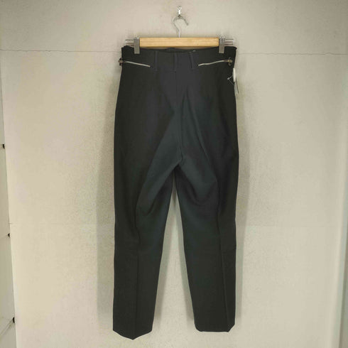 80S 42TALONジップ サイドアジャスター付きセンタープレススラックス メンズ W26 L30