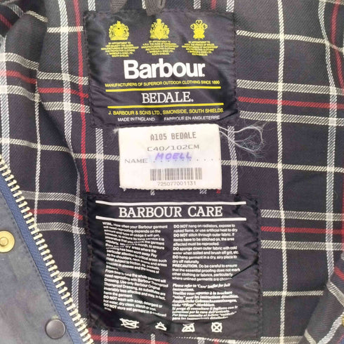 バブアー Barbour Bedale Wax Jacket A105 メンズ C40