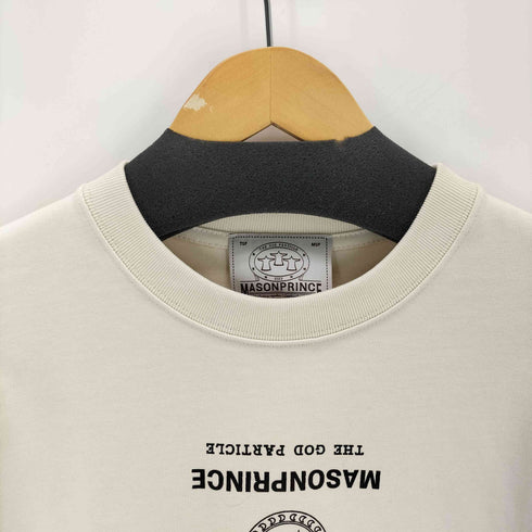 MASONPRINCE オーバーサイズ逆さまデザインロゴプリントTシャツ メンズ JPN:1