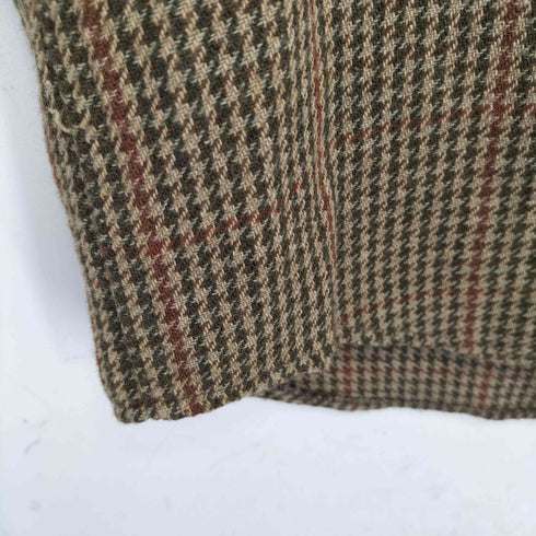 バナナリパブリック BANANA REPUBLIC 90-00s 千鳥格子柄 エルボーパッチ ヘビーネルシャツ メンズ import:XL