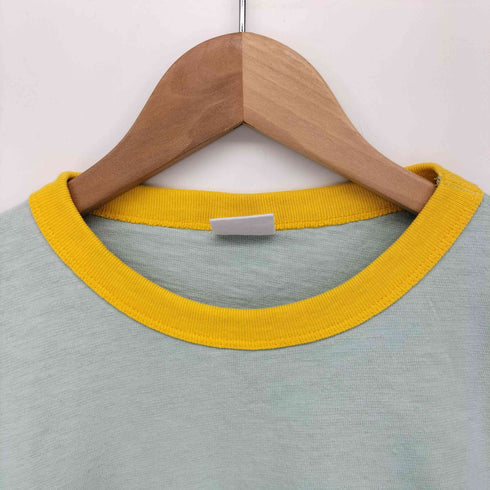 チャンピオン Champion NEW YORK フロッキー プリント S/S リンガー Tシャツ メンズ import:L