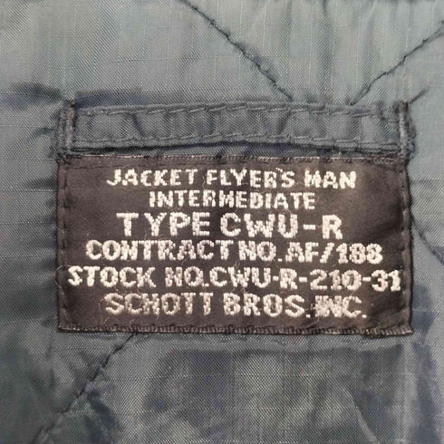 ショット Schott type cwu-r 民間品 フライトジャケット メンズ JPN:L