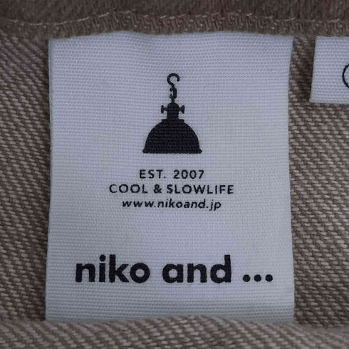 ニコアンド niko and... ワイドワークサロペット レディース M
