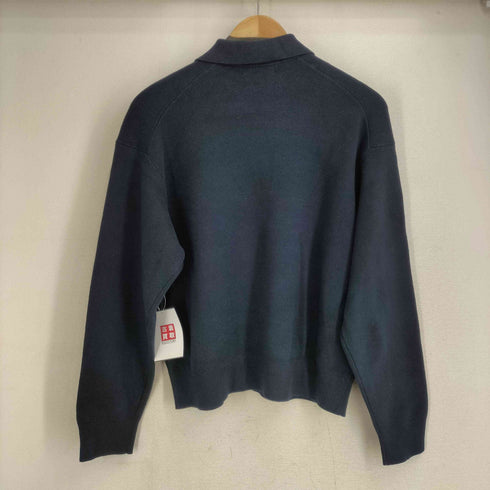 ユニクロ UNIQLO スムースコットンリラックスポロセーター レディース JPN:M
