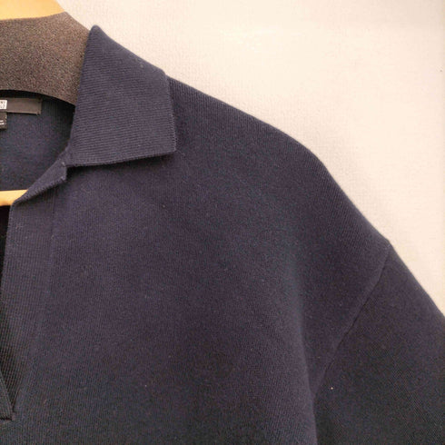 ユニクロ UNIQLO スムースコットンリラックスポロセーター レディース JPN:M