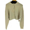 ザラ ZARA アクリル ウール クロップド クルーネック ニット カーディガン レディース import:M