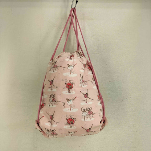 キャスキッドソン Cath Kidston バレエ柄 巾着 ナップザック レディース