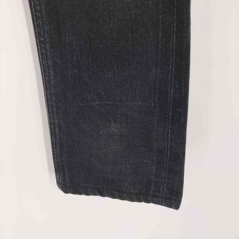 ヌーディージーンズ Nudie Jeans GRIM TIM ボタンフライ ブラックデニムパンツ メンズ W28 L32