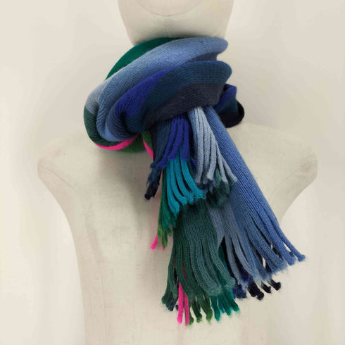 ピーエスポールスミス PS Paul Smith マルチカラーラムウールマフラー メンズ