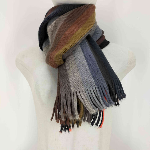 ピーエスポールスミス PS Paul Smith マルチカラーラムウールマフラー メンズ