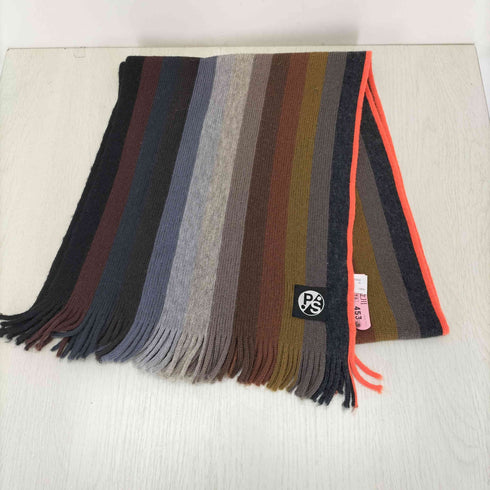 ピーエスポールスミス PS Paul Smith マルチカラーラムウールマフラー メンズ