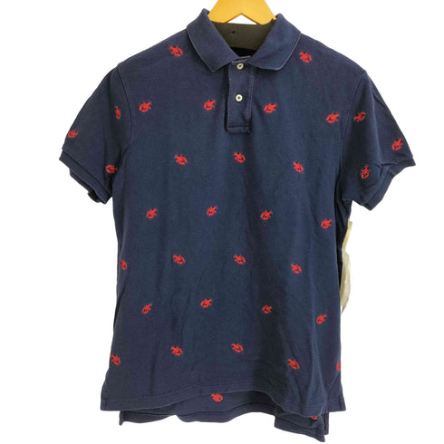 ポロバイラルフローレン Polo by RALPH LAUREN 90S CUSTOM FIT ロブスター刺繍 S/S ポロシャツ メンズ import:M