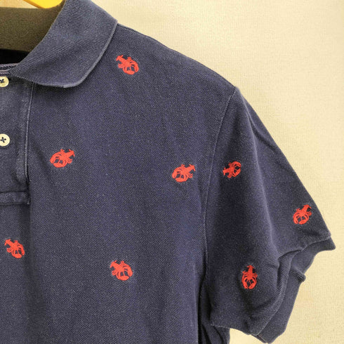ポロバイラルフローレン Polo by RALPH LAUREN 90S CUSTOM FIT ロブスター刺繍 S/S ポロシャツ メンズ import:M