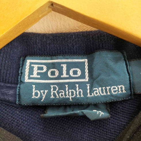 ポロバイラルフローレン Polo by RALPH LAUREN 90S CUSTOM FIT ロブスター刺繍 S/S ポロシャツ メンズ import:M